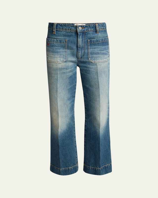 Alina Kickflare Crop Jeans